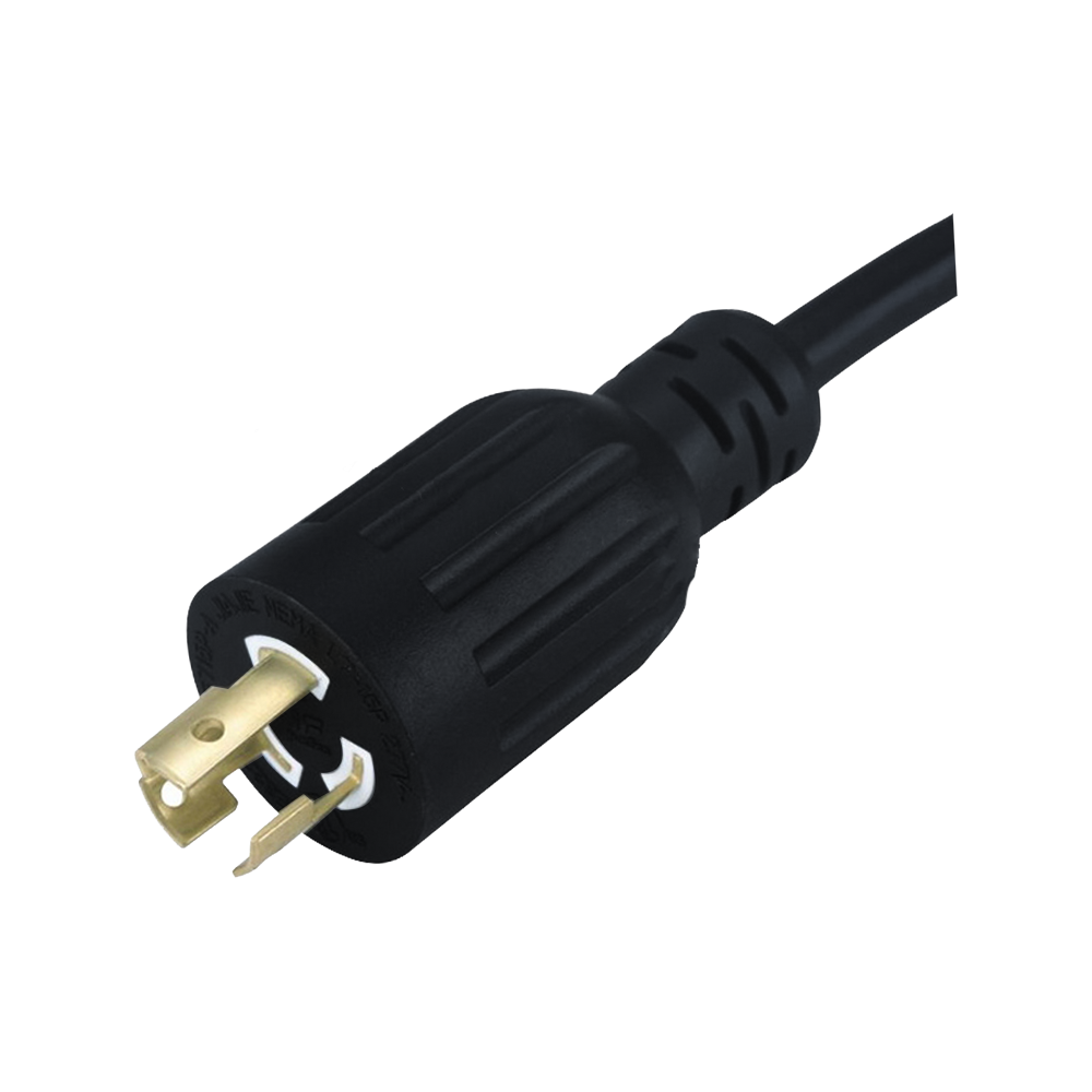 JF715P-A ABD standardı üç çekirdekli kendinden kilitli fiş UL sertifikalı güç kablosu