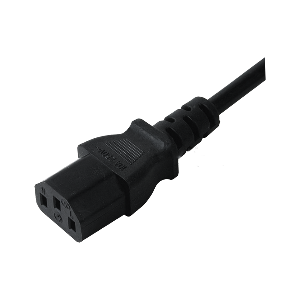 JT3 ABD standardı üç çekirdekli ürün son eki C13 konektör UL sertifikalı güç kablosu